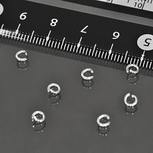 【1個売り】 丸カン シルバー925 丸環 線径0.8mm 直径4.0mm マルカン｜手芸用品 金具 飾り パーツ 部品 銀 Silver