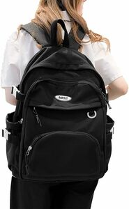 30641 [MARS BUNNY] business rucksack A4 high capacity 2 layer structure storage pocket many light weight water-repellent rucksack black takkyubin (home delivery service) 