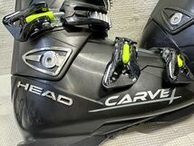 【HEAD／ヘッド】 CARVE スキーブーツ ブラック サイズ25.0~25.5 ソール長294mm ★ 現状品_画像9