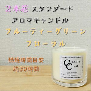 [Два ядра / стандартная Aloma Candle] фруктовая зеленая цветочная