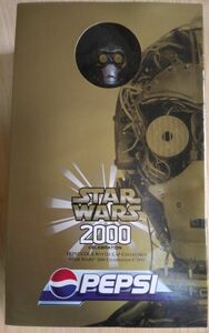  未開封 ペプシ 当選品 スター・ウォーズ2000　C-3PO サウンド ビック ボトル キャップ