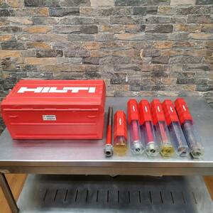 ♪♪23R229 HILTI ヒルティ ダイヤモンドコアツール コアドリル DDEC-1 100V パーツセット 通電確認 現状♪♪