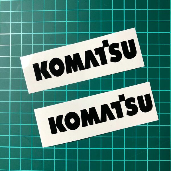 コマツ　ステッカー　重機　建設機械　ユンボ　バックホー　エンジン　KOMATSU