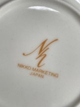 ● コレクター必見 未使用 NIKKO MARKETING ニッコー プレート カップ&ソーサー 5客 洋食器 茶器 お皿 陶器製 tk913_画像8