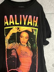 AALIYAH アリーヤ ★ 2001年 ラストツアー Tシャツ ★ HIPHOP LAブランド