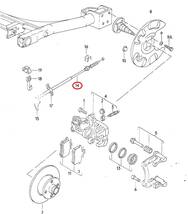 パーキングブレーキケーブル 左右2本セット＊VW ゴルフ2 前期～88年リアディスク車＊191609721A＊ A.B.S.製【社外新品】_画像5