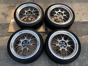 BBS LM 21インチ　9J ET35　4本通し PCD114.3 BBS ホイールナット付　アルファード　ヴェルファイア BBS+ コンチネンタル　MaxContact MC6