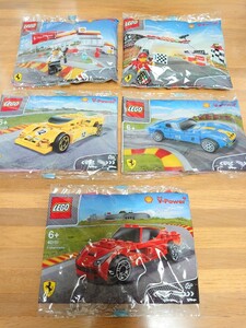 ★ LEGO 昭和シェル石油 フェラーリ 未開封 5点セット レゴ Ferrari F12berlinetta 512S 250GTO ブロック 40191/40192/40193/40194/40195★