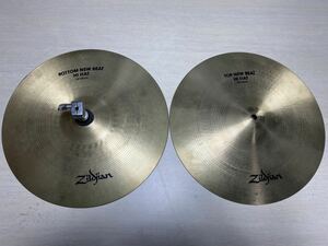 Zildjian TOP/BOTTOM NEW BEAT HI HAT ジルジャン ハイハットシンバル 14/36cm 2枚セット