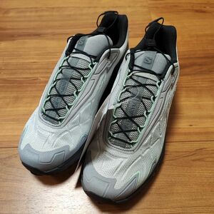 ★新品未使用★SALOMON XT-SLATE グレイXグリーン26.0