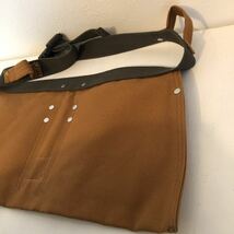 (k) Carhartt カーハート DUCK WAIST APRON サイズL ブラウン エプロン アウトドア _画像7