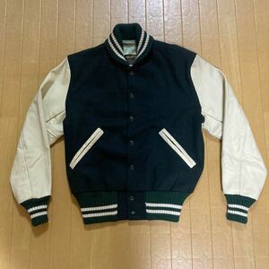 '80 ALBION AWARD JACKET 34 ダークグリーン　デッドストック　USA製 アルビオン　スタジャン