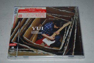 【新品】YUI CD「I LOVED YESTERDAY」CD+DVD 初回限定盤 検索：ユイ 未開封 外袋若干破れあり