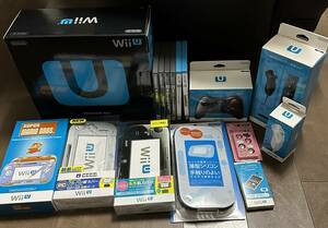 【美品】Wii U プレミアムセット kuro　周辺機器＋ゲームソフト6本