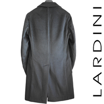 正規品 最上級モデル ラルディーニ LARDINI キャメル100％メルトンチェスターコート ライダースブルゾン ジャケット_画像2