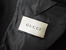 正規品 2021-2022AW グッチ GUCCI ウールメルトン チェスターコート ジャケット ライダースブルゾン_画像7