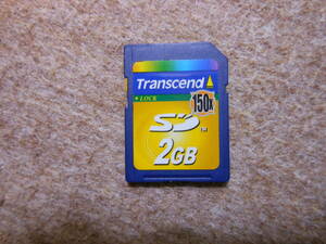 SDメモリーカード　2GB　Trancend　送料６３円　SDカード