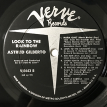 US ORIG LP■Astrud Gilberto■Look To The Rainbow■Verve シュリンク付 RVG ボサ・ノヴァ アメリカ盤 モノラル【試聴できます】_画像6