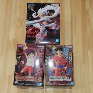 ワンピース ルフィ 3種 セット DXF FILM RED ワノ国 battle record collection フィギュア