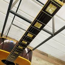 オーダー品？custom 　アコースティックギター　i16541　　ナット約4.5cm 　スケール約69cm 　全長約106cm 180サイズ発送　_画像2