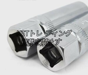 14mm 12ポイントソケット 差込角 3/8 プラグソケット 点火プラグレンチ バイク 自動車 整備 整備用品 工具