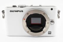 美品＊OLYMPUS ミラーレス一眼 PEN Lite E-PL3 ボディ ホワイト E-PL3 BODY WHT_画像2