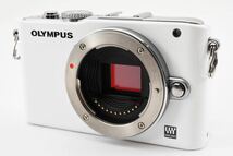 美品＊OLYMPUS ミラーレス一眼 PEN Lite E-PL3 ボディ ホワイト E-PL3 BODY WHT_画像3