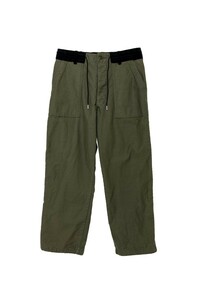 サイズ1 Sサイズ sacai / WTAPS-MILL TROUSER 02 Pants パンツ サカイ ダブルタップス オリーブ カーキ OD Hello