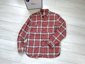 【定価31,900円】美品 ロンハーマン RHC “ Fade Check ” フランネル地 チェックシャツ M 日本製 RonHerman California