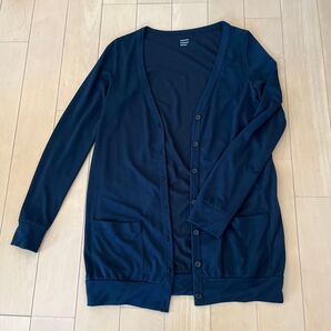 ナチュラル ビューティー ベーシック ベスト ネイビー Mサイズ レーヨン60ポリエステル40