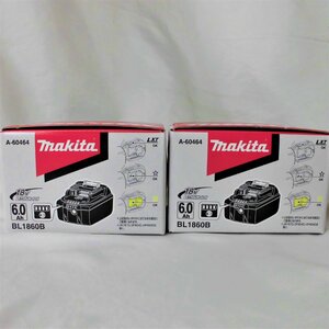 ◆ごえん堂◆新品◆makita マキタ純正【BL1860B】18V 6.0Ah 残量表示&自己診断機能搭載 ＊雪マークバッテリ◆2個　6