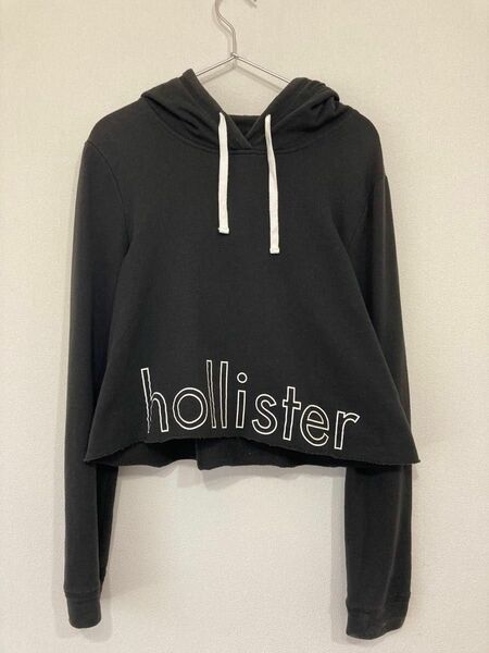 HOLLISTER ホリスター　パーカー　フーディー レディース　L ブラック　古着