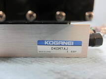 KOGANEI AIR VALVE 040M7AJ A040-4E1 電磁弁 7ポート / 181E1-PLL 24VDC_画像2