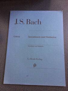◆◇ピアノ・楽譜/バッハ インベンションとシンフォニア（書き込み1曲）【ヘンレ原典版】◇◆