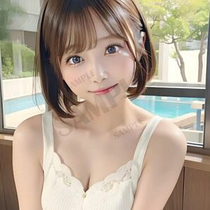 GM-01713C アートポスター A4サイズ 高画質 美女 グラビア セクシー かわいい 女の子 エロ 下着 ポスター 光沢紙の画像1