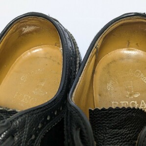 インペリアル REGAL 24cmEE ビジネスシューズ ウイングチップ 外羽根 ブラック メンズ 高級靴 本革 フォーマル 紳士靴 送料無料の画像8