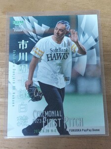 BBMプロ野球始球式カード　市川團十郎白猿　