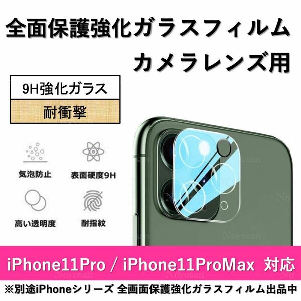 iPhone11Pro / iPhone11ProMax対応 背面カメラレンズ用全面保護ガラスフィルム