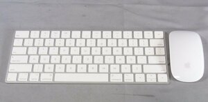 B38155 O-01162 Apple Magic Keyboard A1644 / Magic Mouse A1296 セット ジャンク