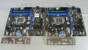 M1325 MSI B85M-E45 LGA1150 マザーボード 2枚セット ジャンク