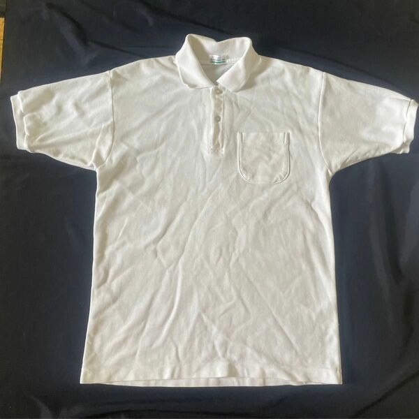 レディース　半袖　ポロシャツ　白　L〜LL（XL）体操服　トレーニング　 ホワイト