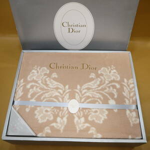 Christian Dior クリスチャンディオール 綿毛布 140x200cm カネボウ 綿100％ 未使用