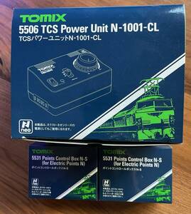 TOMIX Power Unit N-1001-CL & Points Control Box N-S