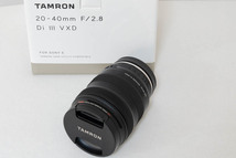 【美品・オマケ付】TAMRON（タムロン）■20-40mm F/2.8 Di III VXD （Model A062S）■ソニー Eマウント用_画像8