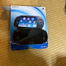 PlayStation Vita (プレイステーション ヴィータ) 3G/Wi-Fiモデル クリスタル・ブラック PCH-1100現状品_画像1