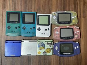 1円〜激安スタート 任天堂 Nintendo ゲームボーイアドバンスSP ゲームボーイカラー ポケット GBA 状態未確認 完全ノーチェック