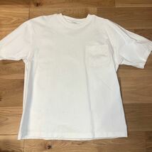 CAMBER ポケットTシャツ X-LARGE XL LL 無地 半袖 ホワイト 白 厚手 ベビーウエイト_画像1