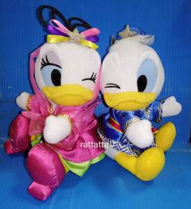 ☆TDL☆Disney☆Donald Duck☆Daisy Duck☆ドナルドダック☆デイジーダック☆七夕☆ぬいぐるみ☆セット☆羽衣☆東京ディズニーランド