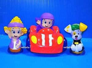 ☆BUBBLE GUPPIES☆Nickelodeon☆Gil☆DEEMA☆Puppy☆バブルグッピーズ☆ミニフィギュア☆セット☆人形☆魚☆犬☆ミニカー☆車☆マテル