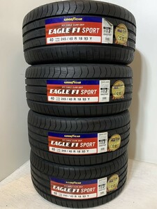 保管袋付【送料無料】未使用夏タイヤ４本セット 245/40R18 93Y(SGY114-15)GOODYEAR EAGLE F1 SPORT 245/40/18 2020年～2021年